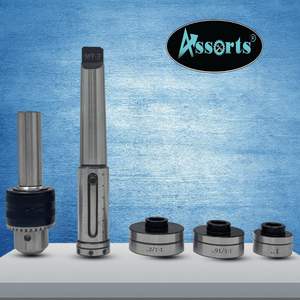 Jeu de tarauds et filières impériaux MT3, assortiment de filières de taraudage et d'alésage, porte-filière avec mandrin de perçage, acier allié, revêtement en étain, 16 mm x 5 métrique - Product Image 4