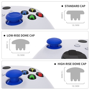 Pour manettes Xbox Series X/S - Capuchons de joystick interchangeables bleus - Product Image 4