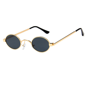 Europeo Vecchio Tendenze Della Moda 90S Retro Shades Vintage Sottile Sottile Piccolo Stretta Piccola Cornice Ovale <span class=keywords><strong>Occhiali</strong></span> <span class=keywords><strong>Da</strong></span> <span class=keywords><strong>Sole</strong></span> Lenti - Product Image 3