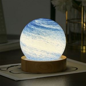 Lámpara de Mesa de Cristal con Diseño de Planeta, para el Hogar y Negocios, Electrónica de Consumo Promocional 2024 - Product Image 6