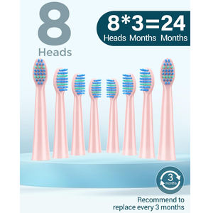 Dropshipping Rechargeable <b>Electric</b> <b>Toothbrush</b> with 8 Brush <b>Heads</b> Waterproof IPX7 Medium Bristle Whitening <b>Toothbrush</b> Holder - Product Image 5