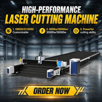 Mesin Pemotong Laser Serat Format Besar Bersertifikat CE Cypcut untuk Pemotongan Plat Logam (Kuningan/Baja/Aluminium) BMP Dapat Disesuaikan