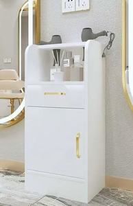 Modern Salon <b>Trolley</b> Cabinet Wooden Barber Station Storage Cabinet Hair Stylist <b>Tool</b> Cabinet Salon Furniture - Product Image 6
