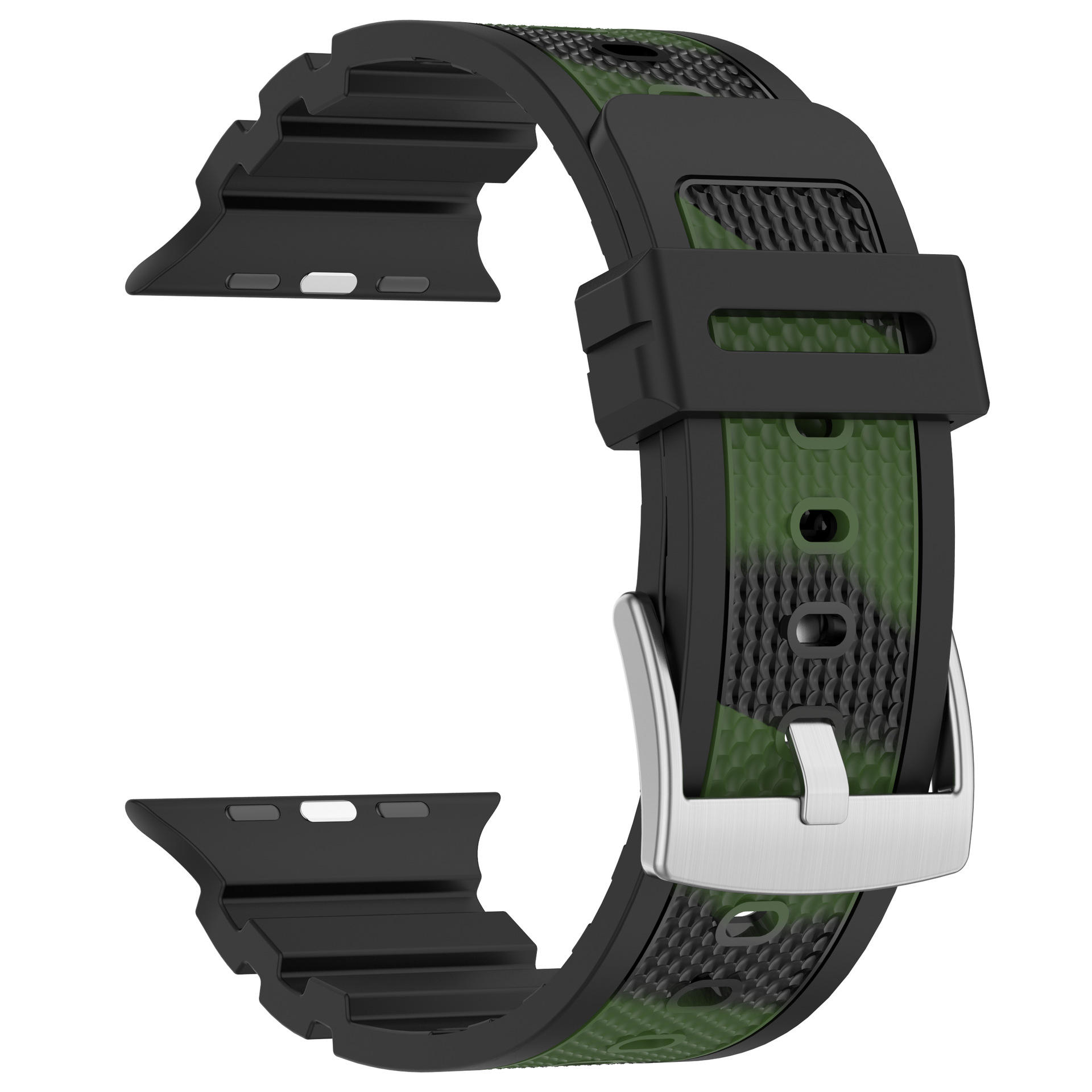 Camouflage Noir + Vert