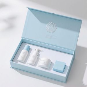 Boîte de luxe personnalisée avec couvercle pour vernis à ongles, huile et sérum de soin de la peau, boîtes cadeaux gaufrées à fentes, boîte à parfum - Product Image 1