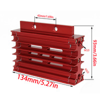 Radiateur de refroidissement d'huile CNC modifié DIY avec tuyau pour moto tout-terrain 110CC 125CC 140CC 150CC, Monkey Bike, VTT