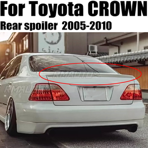 Pièce auto pour Toyota Crown Spoiler 2005-2010, plastique ABS, couleur noire, aileron de coffre arrière, spoiler arrière, accessoires de voiture - Product Image 1