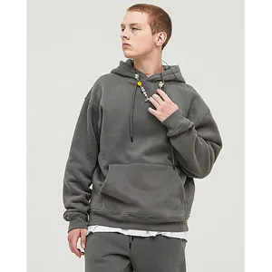 Custom Printed Logo Men Hoodie Sweatshirt Fleece Jogging Garment 100% Cotton Blank Oversized Unisex Men's Hoodies