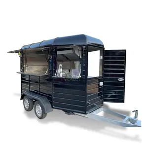 Large Food Trailer Shipping Container Refrigerated Freezer Meets All American Standards Rent European Solar Kebab Bicycle Food T