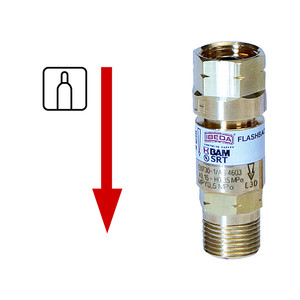 Piezas de equipos de generación de gas EWM SR Tecnología autógena y alimentada por gas con supresores de llama y acoplamientos - Product Image 1
