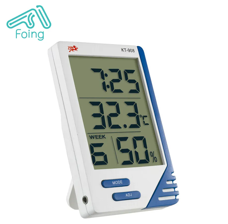 Indoor Outdoor Multifunktion ale Digital Hygr other mo graph Thermometer/Hygrometer KT-908 mit Alarm kalender