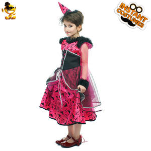 Costume <span class=keywords><strong>da</strong></span> strega per ragazze di Halloween vestito <span class=keywords><strong>da</strong></span> festa per spettacoli teatrali per bambini con abito personaggio di gatto per gioco di ruolo - Product Image 3