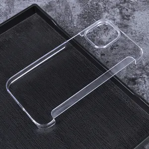 Hard PC case side with groove inlay used for making flap leather case for iPhone 12 pro max can be customized rubber coating