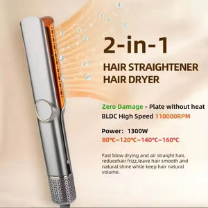 Lisseur de cheveux électrique portable multi-styles 2 en 1, <span class=keywords><strong>fer</strong></span> à <span class=keywords><strong>lisser</strong></span> humide/sec avec souffleur d'air, styler à air pour tous types de cheveux - Product Image 5