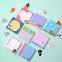 Carnet de notes décoratif Kawaii, mini bloc-notes de papeterie en forme d'animaux mignons