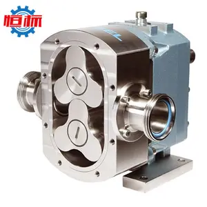 Stainless Lobe Pump Stainless Steel Sanitary Food Grade Liquid Transfer Pumps Chocolate/yoghurt Rotary Lobe Pump Gear Pump Electric Motor ISO9001