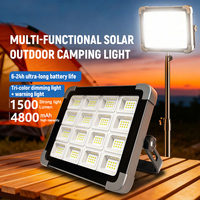 Projecteur LED solaire rechargeable haute puissance XINSITE IP66 pour mécanicien, camping, pêche, réparation automobile, corps de lampe en plastique, alimentation de type C