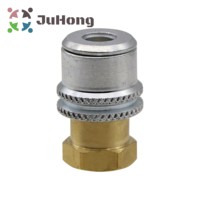 Serrure d'alésage standard sur mandrin pneumatique en laiton 1/4 "NPT outils de gonflage des pneus à tige en laiton à extrémité fermée