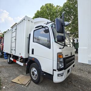 Nouveau petit camion Sinotruk Howo Van Cargo Truck 4x2 4x4 10 tonnes <span class=keywords><strong>BoxTruck</strong></span> - Product Image 2