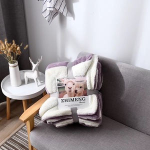 Manufacturer Direct Lamb Wool <strong>Blanket</strong> Solid Color Winter extra Thick <strong>Woolen</strong> <strong>Blanket</strong> Single and Double Cover <strong>Blanket</strong> Gift Warm - Product Image 5