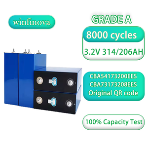 Cellule de batterie LiFePO4 314Ah certifiée CE, conception à languette (FL Tab), haute performance à température élevée, batteries lithium-ion prismatiques - Product Image 4