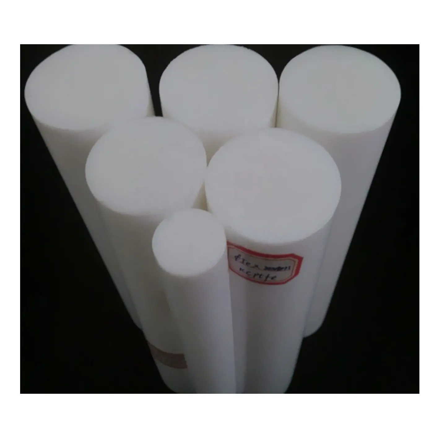 높은 내마모성 100 mm 200 mm 300 mm 대구경 PTFE 막대 충전 탄소 흑연 청동 유리 섬유 산화 방지 공장 공급