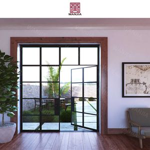 Vente directe d'usine sur mesure <span class=keywords><strong>porte</strong></span> d'entrée française <span class=keywords><strong>porte</strong></span> française fixe <span class=keywords><strong>porte</strong></span> patio en fer <span class=keywords><strong>porte</strong></span> vitrée externe - Product Image 6