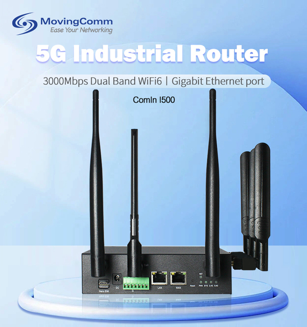 Industrial Mobile 5G Wireless Router With 3000Mbps Wifi Speed 4G/5G Lte ESIM Card Slot Imei Change Modem for Enterprise Use