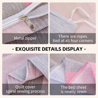 Parure de lit en coton 100% sur mesure, draps et housse de couette, tailles King Size, Queen Size, Full Size, super doux et luxueux, vente en gros