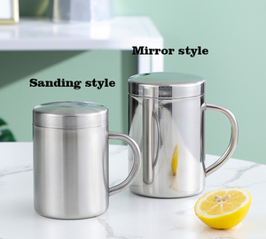 <span class=keywords><strong>Mug</strong></span> <span class=keywords><strong>à</strong></span> café <span class=keywords><strong>isotherme</strong></span> <span class=keywords><strong>à</strong></span> double paroi en acier inoxydable 304 avec poignée, gobelet de camping portable, couvercle anti-fuite, tasses <span class=keywords><strong>à</strong></span> <span class=keywords><strong>thé</strong></span> pour les voyages en plein air - Product Image 4