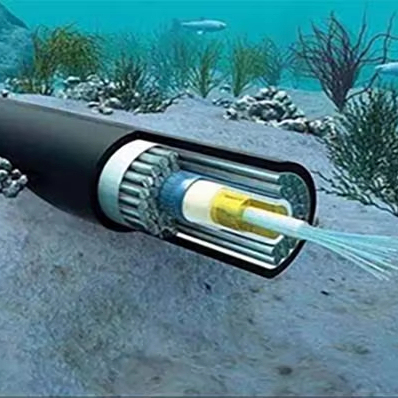 12 24 48 cores Steel wire armored SWA underwater underground heavy duty fiber optic cable GYTA33