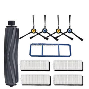 Kit de filtre Hepa à brosse latérale principale de remplacement compatible avec <span class=keywords><strong>ILife</strong></span> A7 <span class=keywords><strong>A9S</strong></span> V8 V8s X750 X800 X785 V80 L100 <span class=keywords><strong>Robot</strong></span> aspirateur <span class=keywords><strong>ilife</strong></span> l100 - Product Image 1