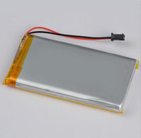 Batterie Lipo rechargeable 1260110 3.7v 10000mAh, batterie polymère au lithium approuvée IEC UN38.3 MSDS
