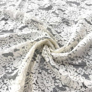 Новая высококачественная легкая ткань из хлопка, вискозы и нейлона с жаккардовым кружевом, индивидуальные дизайны для женской свадебной и праздничной одежды - Product Image 6