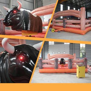 Toro mecánico inflable, máquina de rodeo, máquina para montar toros mecánicos, toros mecánicos para adultos en venta - Product Image 5