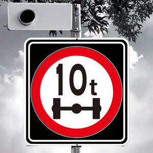 Señales de tráfico de aleación de aluminio, prohibición de carreteras de Metal duradero, de velocidad límite de altura, proveedor de China, señalización de tráfico <span class=keywords><strong>Solar</strong></span> - Product Image 1