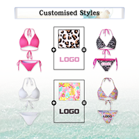 Usine de vêtements OEM, vêtements de plage pour femmes imprimés sur mesure en gros, maillots de bain sexy pour femmes, bikini, maillots de bain ODM, maillots de bain 2 pièces