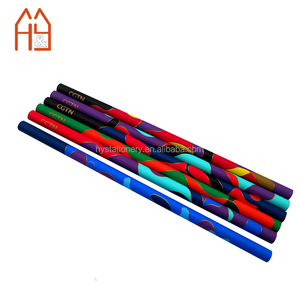 Crayons promotionnels pour étudiants 17.6cm crayons en bois à transfert de chaleur couleur all-over ensemble en vrac HB non toxique - Product Image 2