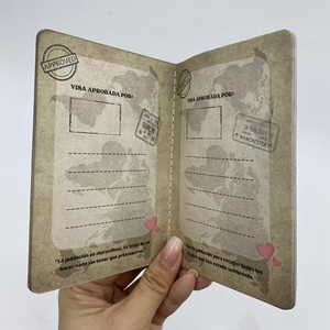 Carnet de passeport personnalisé pour activités de camp d'été pour enfants, cadeau sur mesure avec couverture rigide en cuir – Vente en gros - Product Image 5