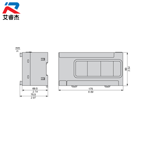 Contrôleur logique programmable Schneider Modicon M100 TM100C40RN, module de sortie relais 24I/16O, 220VAC, neuf et d'origine. - Product Image 3