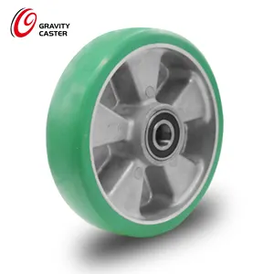 Aluminum Die Casting And Cast Forged Parts For Our Tyres With Rims Swivel Castors Urethane Wheels Polyurethane Wheel