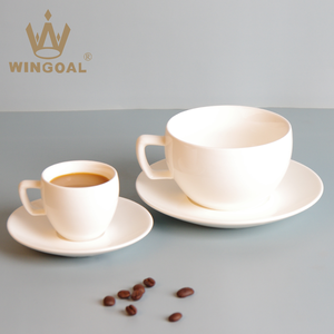 Heide keramik Espresso tassen und Untertassen und Cappuccino-Tassen mit Untertassen Kaffeetasse - Product Image 4