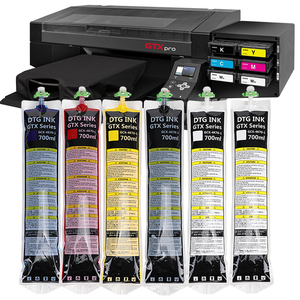 Pengiriman gudang AS DTG paket tinta GTX Pro 600 422 423 Printer DTG tas tinta dengan Chip untuk saudara tinta pigmen Printer - Product Image 1