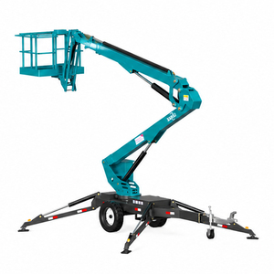 Remolque Cherry Picker Plataforma de compras China 12m Ascensor <span class=keywords><strong>Spider</strong></span> <span class=keywords><strong>Man</strong></span> Cestas de elevación Remolcable Elevador de pluma articulada - Product Image 6
