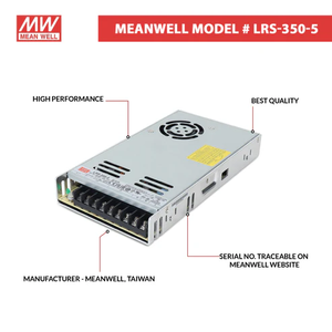 Fuente de alimentación de metal MeanWell SMPS de 300-5V 60A W - Product Image 3