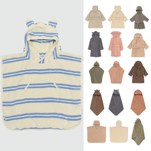 <span class=keywords><strong>Serviette</strong></span> de bain pour bébé en pur coton bio avec capuche <span class=keywords><strong>Poncho</strong></span> épais en coton pour nouveau-né <span class=keywords><strong>Serviette</strong></span> de bain pour bébé et enfants - Product Image 1