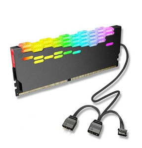 RA-<span class=keywords><strong>2</strong></span> mémoire Ram dissipateur thermique Ram Rgb <span class=keywords><strong>DDR3</strong></span> DDR4 mémoire refroidissement radiateur refroidisseur RAM radiateur pour ordinateur de bureau ordinateur coloré - Product Image 2