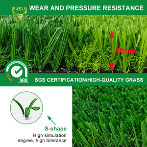 Césped Artificial <span class=keywords><strong>de</strong></span> 30 mm sin Relleno, Césped Sintético para Fútbol, Alfombra para Cancha <span class=keywords><strong>de</strong></span> Fútbol, Campo Deportivo al Aire Libre - Product Image 4