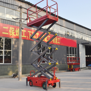 Nền tảng trên không 6M 8M 10m 12M 14m lực kéo skylift di động nâng lên giàn giáo 500kg thủy lực Scissor Lift - Product Image 4