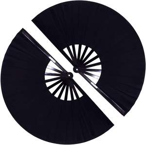 Abanico Plegable Personalizado de Plástico Grande para Eventos, Bodas, Festivales de Música y Baile, Abanico de Tela Reutilizable para Aplaudir - Product Image 1